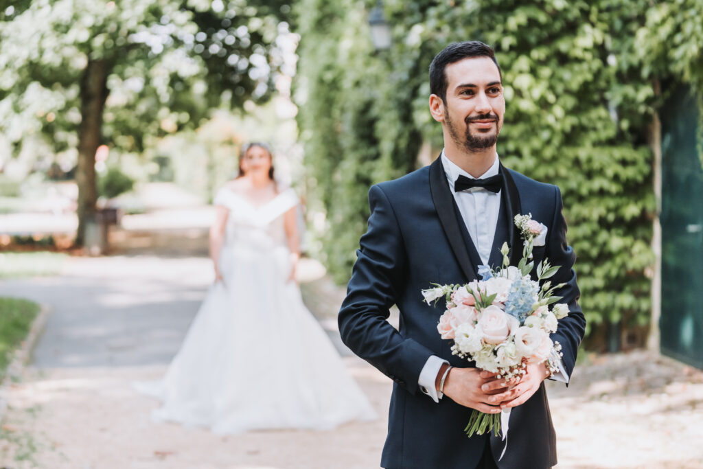 Découverte de la mariée au jardin botanique à Montigny les Metz