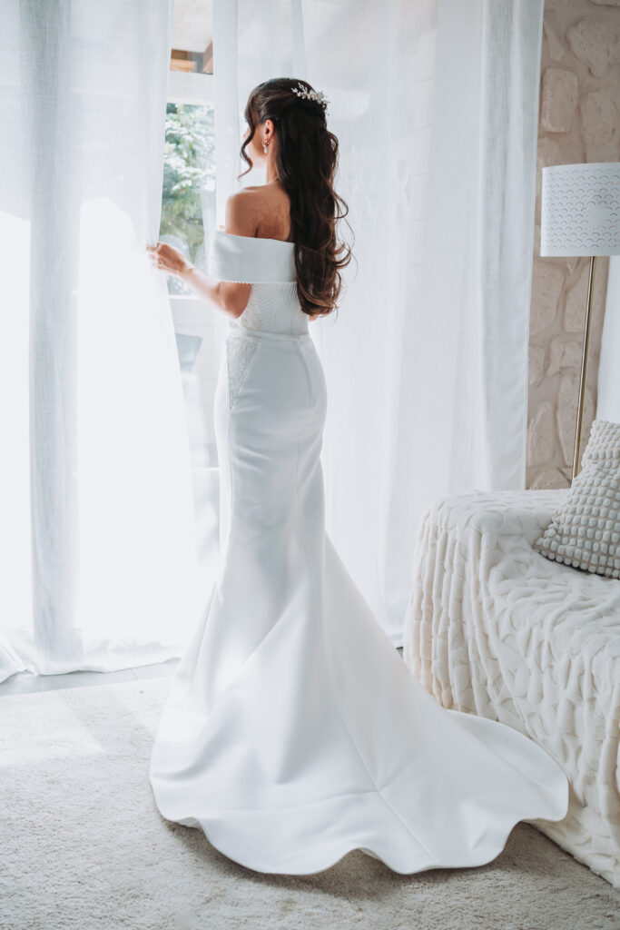 Robe de mariée de dos à Creutzwald