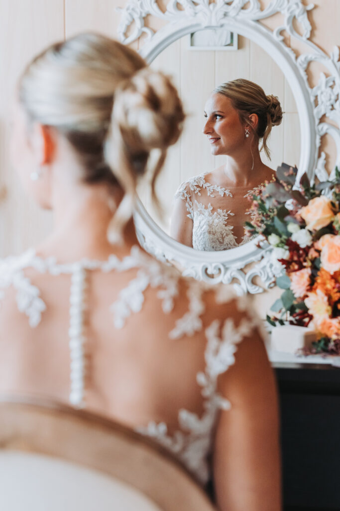 La mariée se prépare à Hombourg Haut