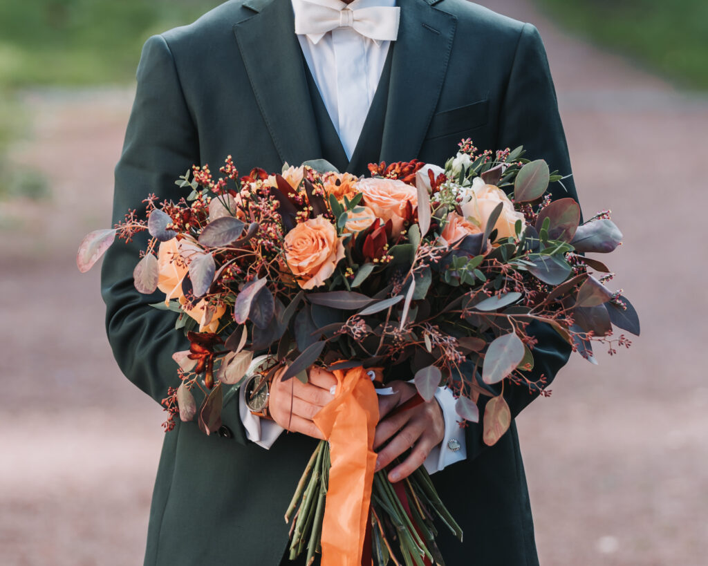 Bouquet de fleurs automnal à Metz
