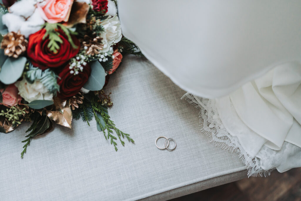Les détails d'un mariage d'hiver à Creutzwald