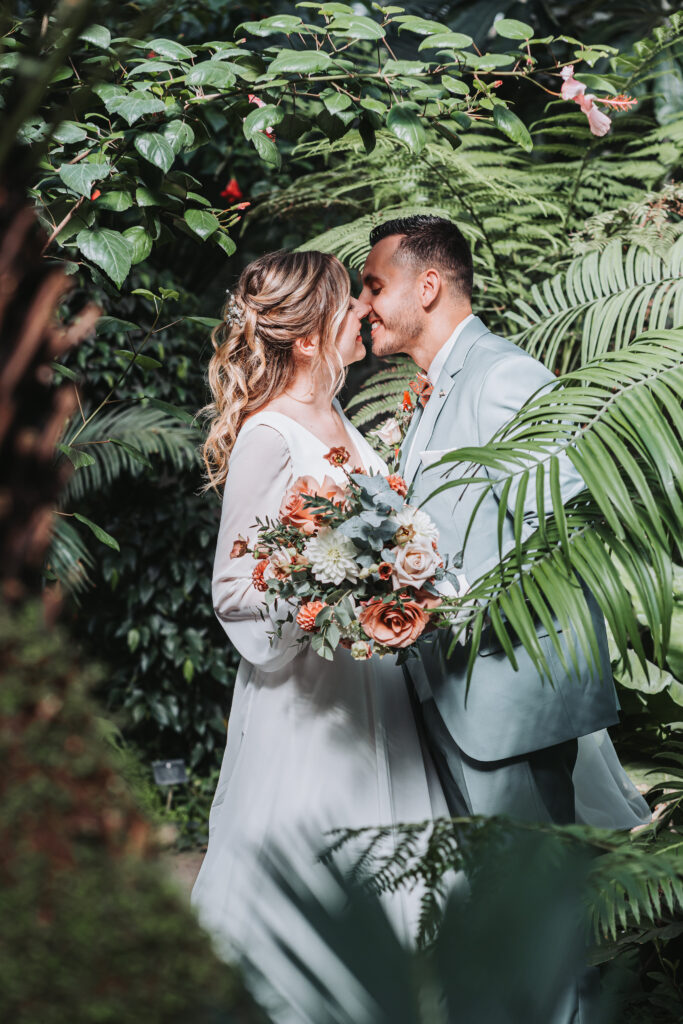 Séance photo de couple au jardin botanique à Montigny les Metz